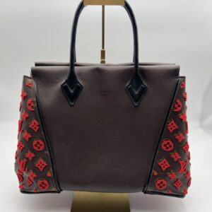 Authentic Louis Vuitton Monogram Red Accents Handbag