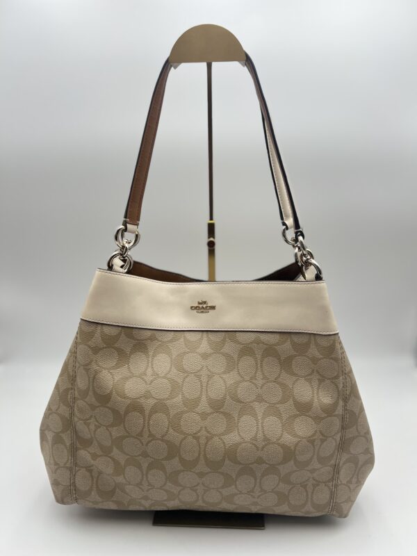 Coach Shoulder Bag Tote Signature Canvas