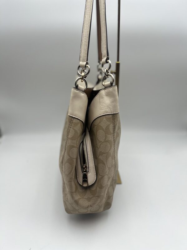 Coach Shoulder Bag Tote Signature Canvas - Image 2