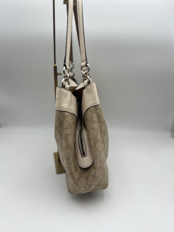 Coach Shoulder Bag Tote Signature Canvas - Image 3