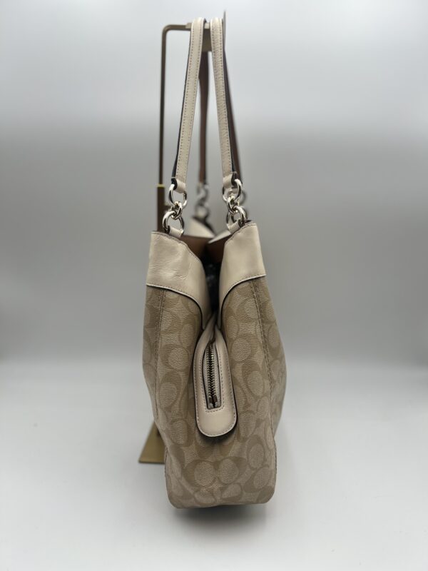Coach Shoulder Bag Tote Signature Canvas - Image 4