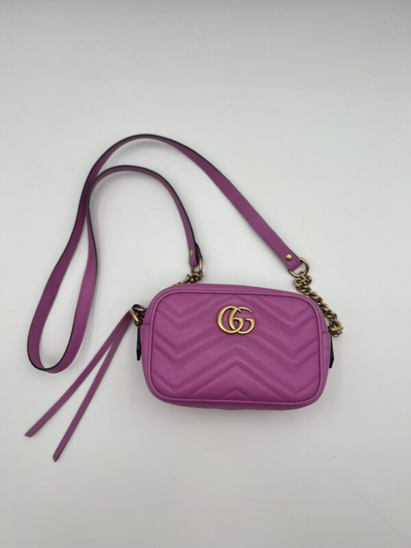 Gucci GG Marmont Chain Shoulder Bag - Image 2