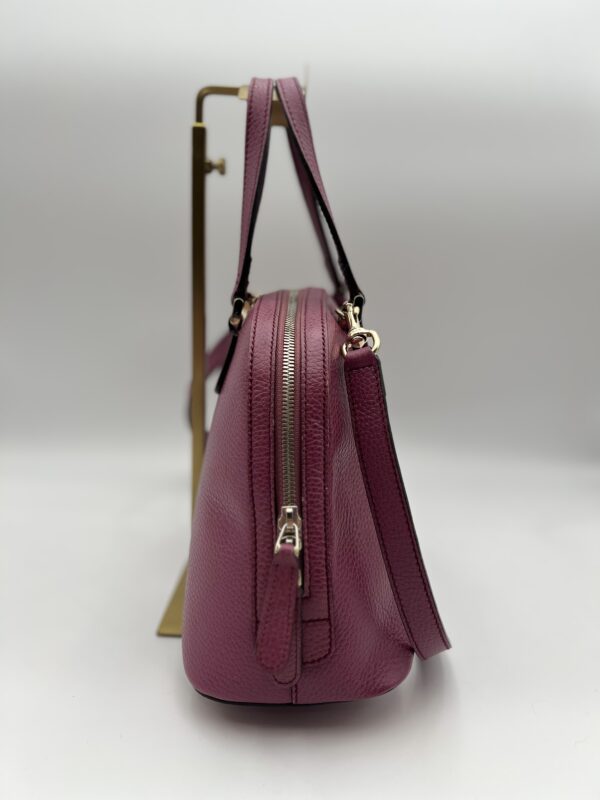 Gucci Purple Leather Lady Dollar Dome Bag - Image 2