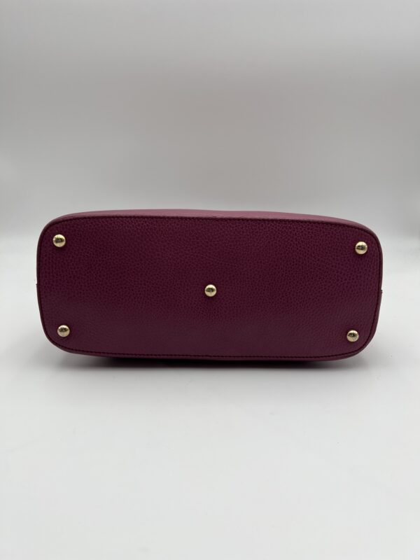 Gucci Purple Leather Lady Dollar Dome Bag - Image 5