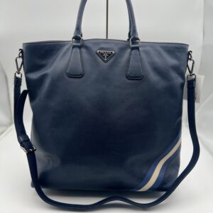 Oversized Prada Navy Handbag