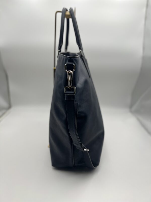 Oversized Prada Navy Handbag - Image 3