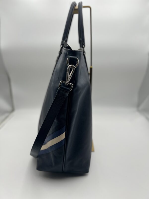 Oversized Prada Navy Handbag - Image 4