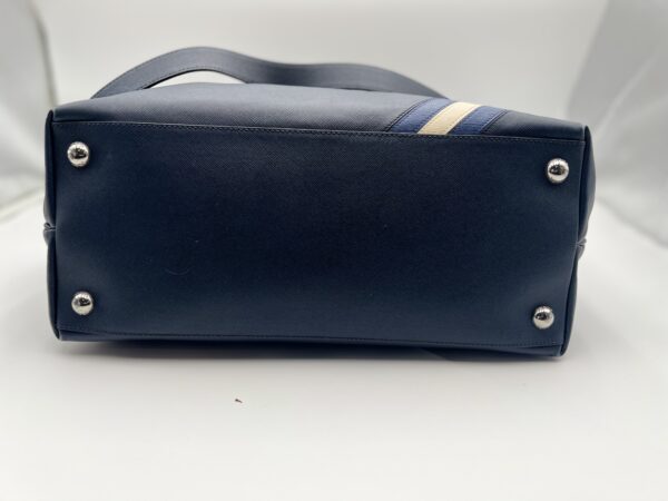 Oversized Prada Navy Handbag - Image 6